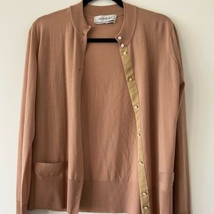 Fine Italian wool YSL cardigan